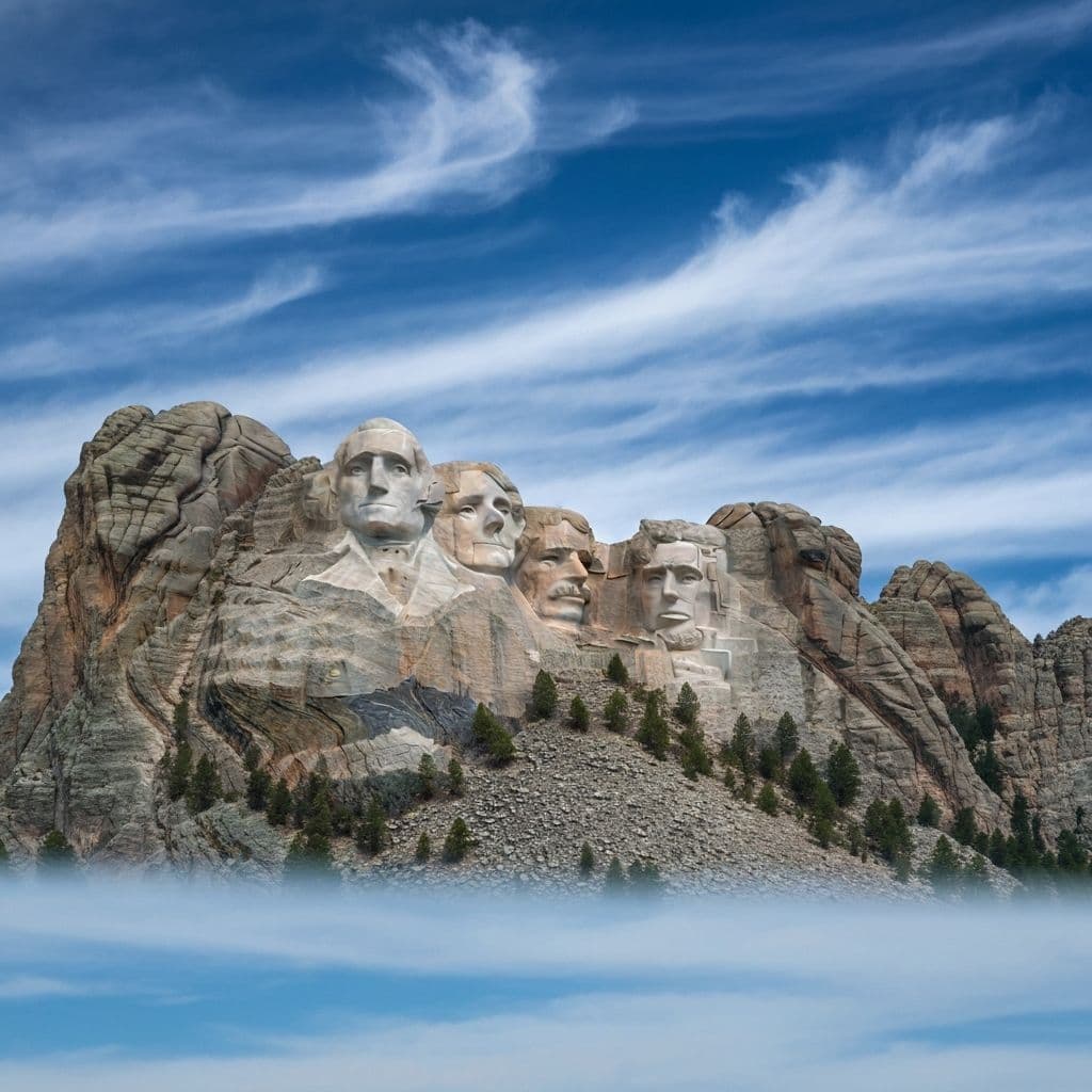 Mount Rushmore National Memorial in South Dakota